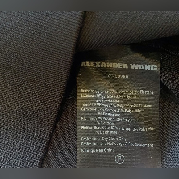 NWT Alexander Wang Black Mock Neck Button Down Sweater - Picture 5 of 5